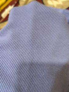 Lilac Ribbed Long Sleeve Top