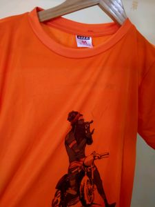 Very   Beautiful Orange Shiv Ji Tshirt