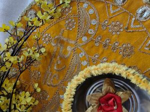 Aesthetic haldi platter