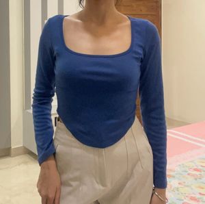 Blue Sexy Top