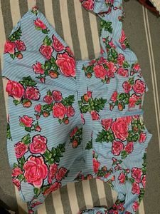 Floral Striped Top