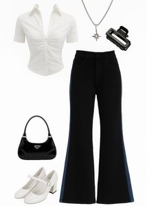 Y2K ♡ Bootcut Jeans In Black