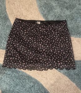 H&M Floral Mini Skirt