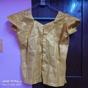 Princess Cut Pure Silk Blend Blouse