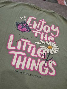 girls Cute Butterfly Graphic T-Shirt