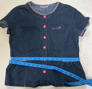 denim top