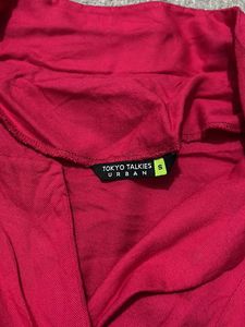 Final: Myntra Fuschia Wrap Co-ord Set From Myntr