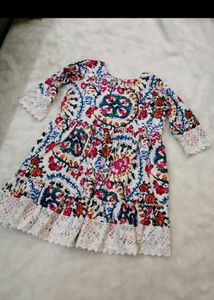 Lace Tunic Or Short Kurti