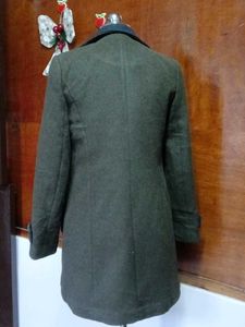 olive woolen Coat( made in Vietnam)