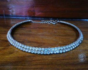 Elegant Silver Rhinestone Choker Necklace❤️