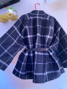 Plaid Belted Coat