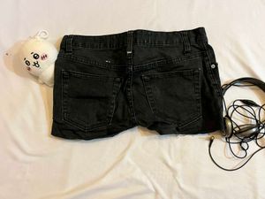 gothic y2k Black Shorts