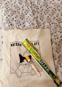 Used Bag ..And A New Incense Stick With Free Pen