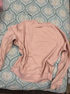 Cute Pink &#34;Jersey&#34; Sweatshirt