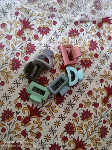 Mini Hair Claw Clips - Set of 6