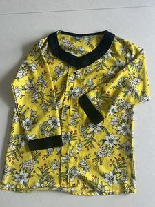 Floral Print Semi Formal Top