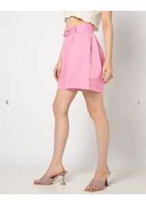 Cotton Shorts with Belt