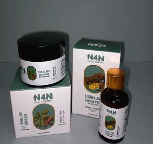 N4N Face cream and serum combo