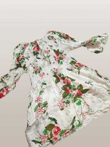 White Color Bell Sleeves Top