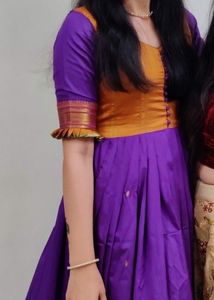Gorgeous Dress Out Of Saree