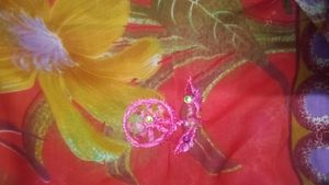 Flower Print Saree