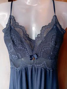 Blue Lace Night Slip