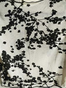 Floral Mesh Crop Top