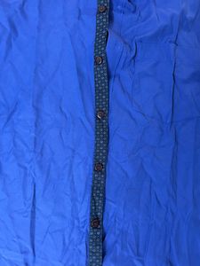 Combo Blue, White Shirt and Kurta For Men