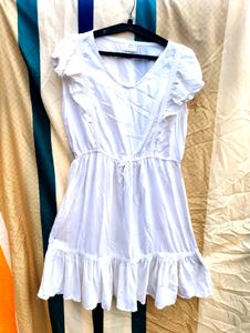 White Korean Dress