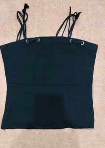 Black Tie Strap Top
