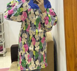 Price Drop!! New H&amp;M Puff Sleeve Flower Dress