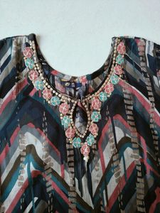 New Black Dress with Dupatta