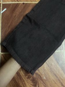 High Waist Dark Brown Jeans With Tag