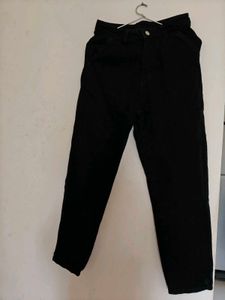 Denim boyfriend High Rise Black Jeans