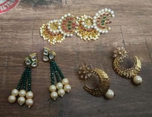 Combo Of 3 Earrings