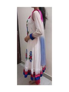 Embroidered Anarkali Kurta Set