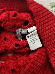 Red Knit Sweater