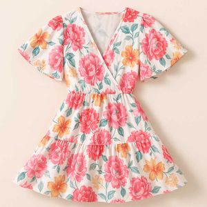 Floral Print Mini Dress