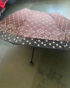 Beautiful Foldable Brown Umbrella