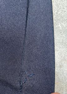 Dark Blue Pencil Mini Skirt