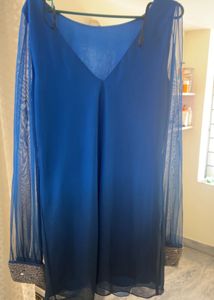 Designer Blue Dress