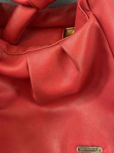 Red Sling To  Handbag (detachable strap)