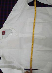 Roop White Cotton Kurta