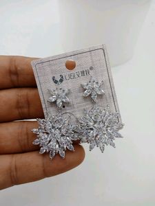 Artificial Lebron American Diamond Earrings