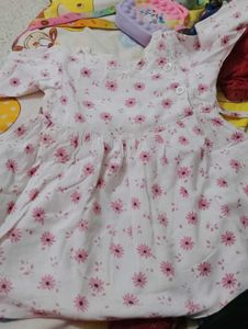Pink Floral Baby Dress