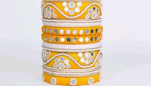 Yellow Bangle Set