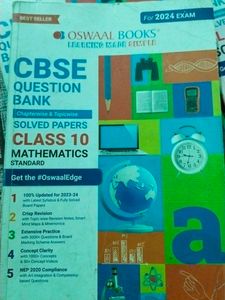 Oswaal CBSE Class 10 Question Bank (Sci, SST, Math