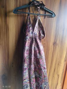 Paisley Halter Maxi Dress