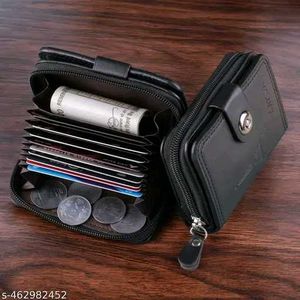 Slim Black Leather Wallet