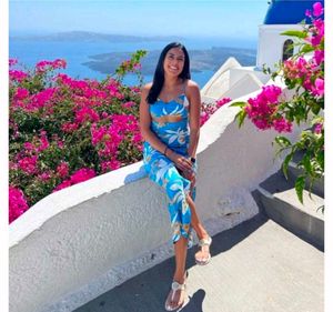 ZARA Floral Cutout Midi Dress